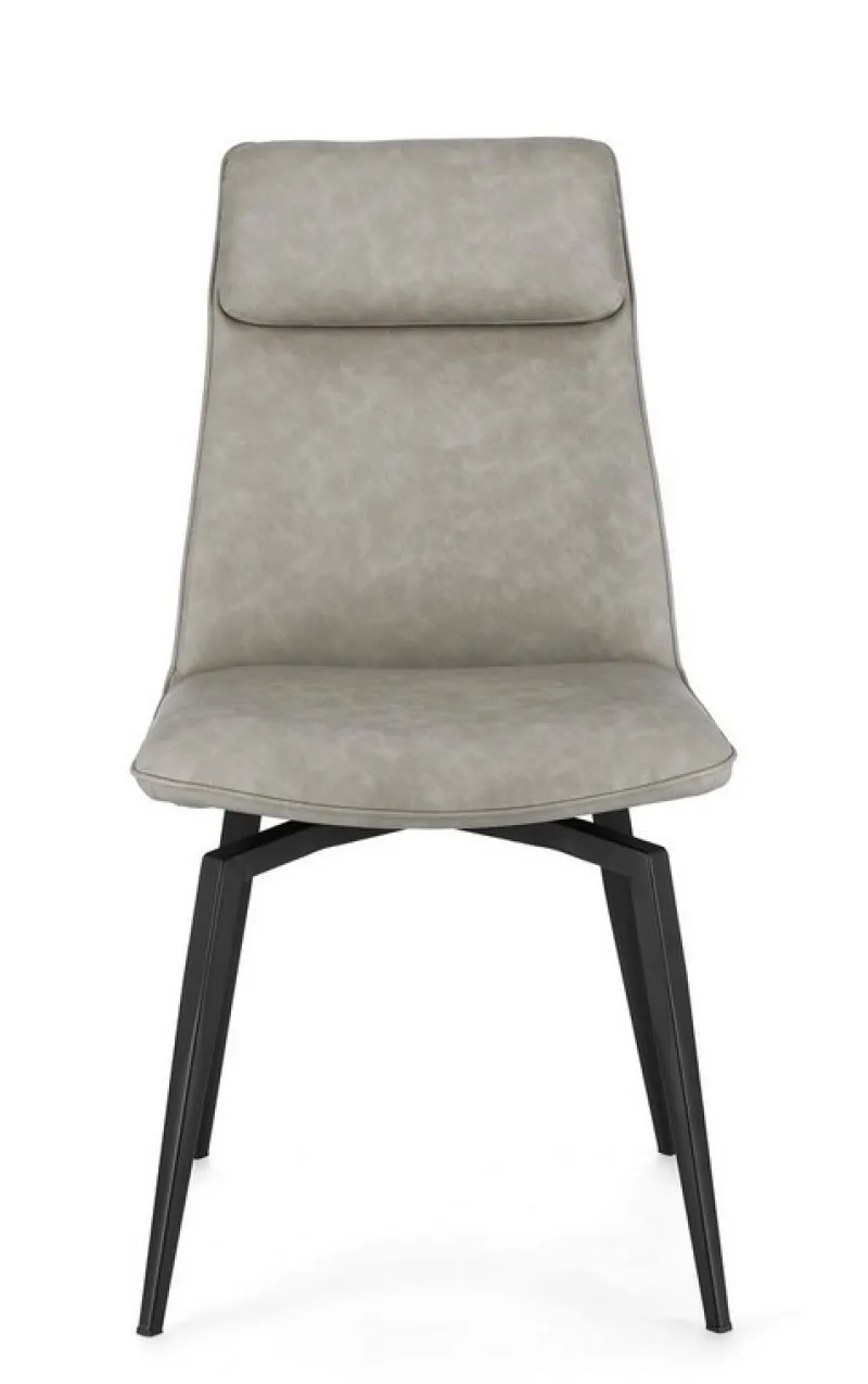 Clearance Bizzotto SEDIA IN ECOPELLE TORTORA - LAWRENCE