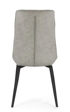 Clearance Bizzotto SEDIA IN ECOPELLE TORTORA - LAWRENCE