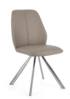 Sale Bizzotto SEDIA IN ECOPELLE TORTORA - MAXWELL