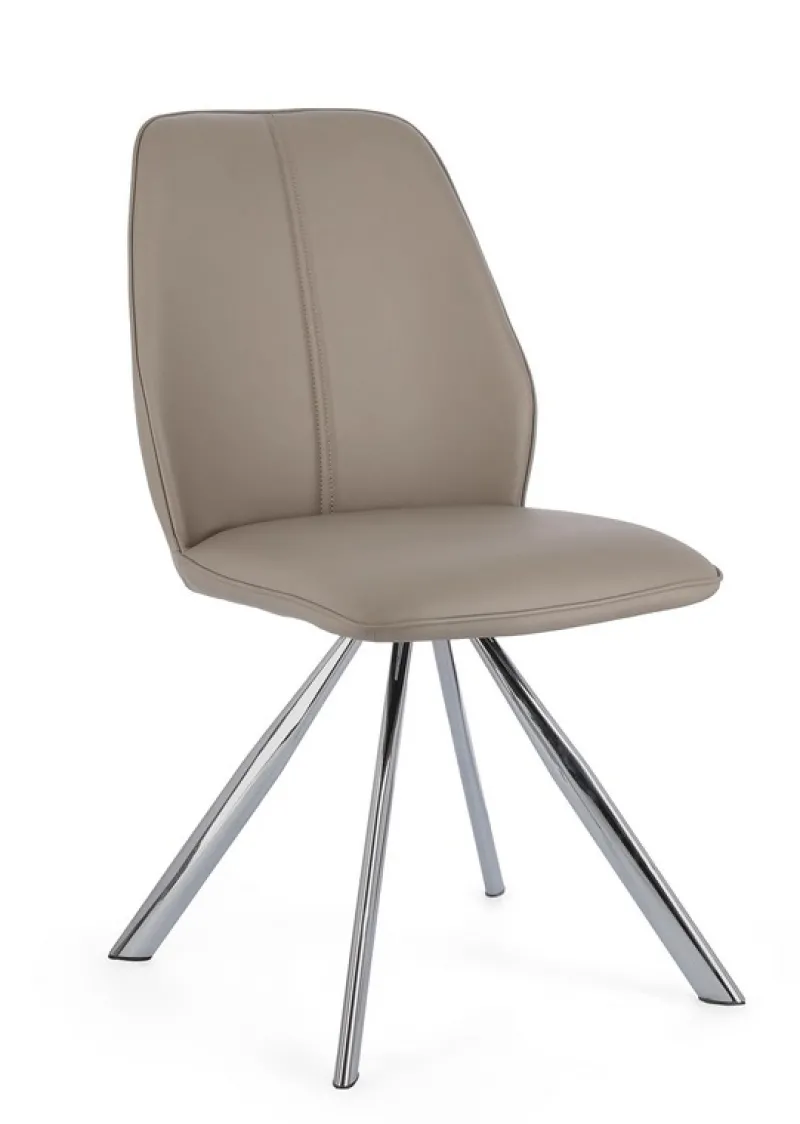 Sale Bizzotto SEDIA IN ECOPELLE TORTORA - MAXWELL