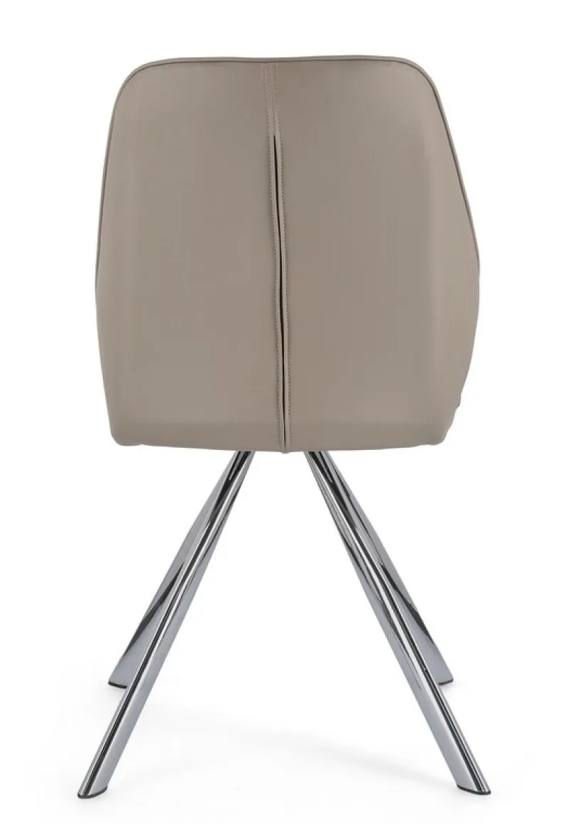 Sale Bizzotto SEDIA IN ECOPELLE TORTORA - MAXWELL