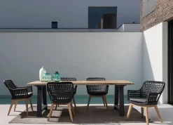 Best Bizzotto SEDIA IN FIBRA SINTETICA NERA - MADISON