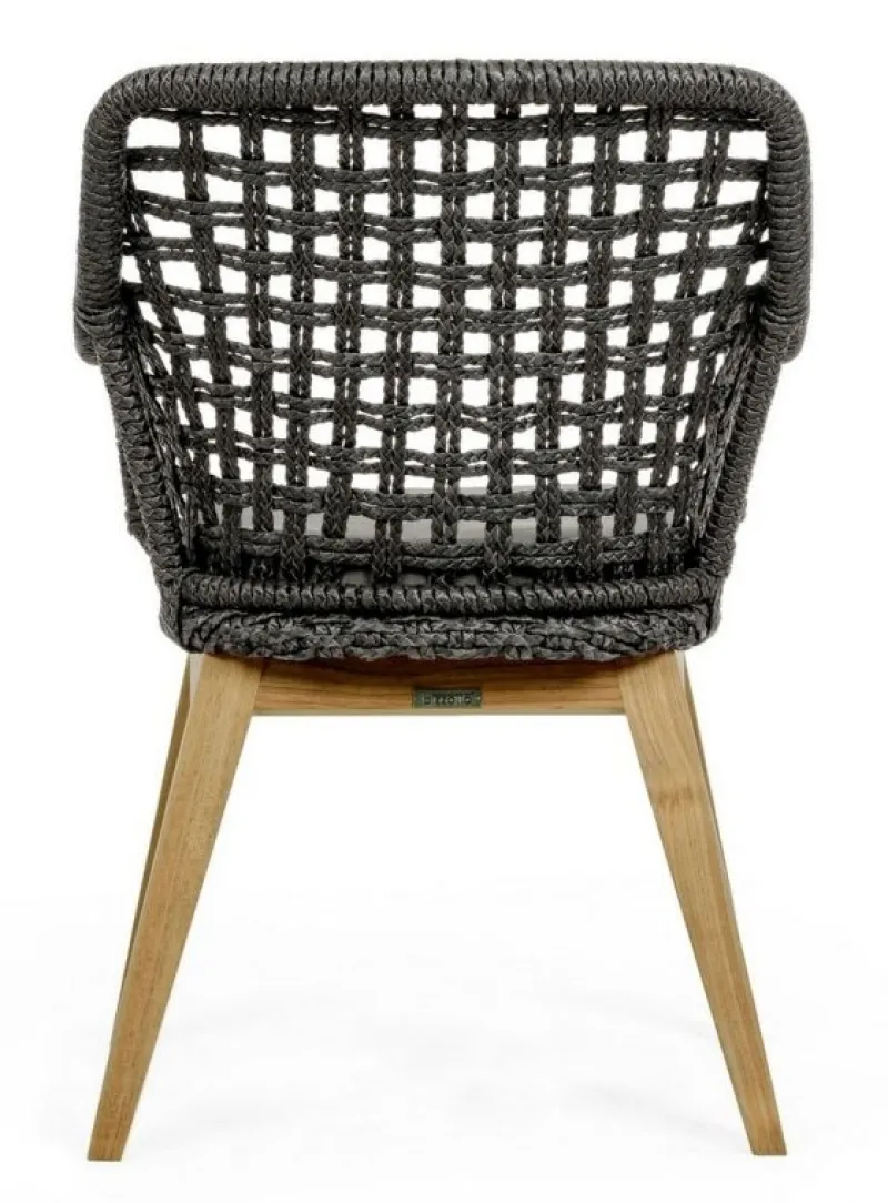 Best Bizzotto SEDIA IN FIBRA SINTETICA NERA - MADISON