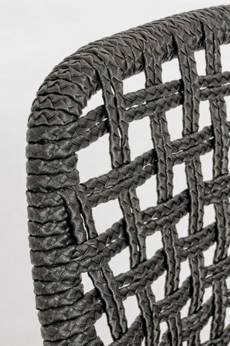 Best Bizzotto SEDIA IN FIBRA SINTETICA NERA - MADISON