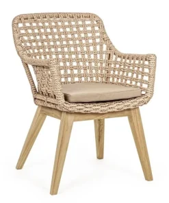 Best Bizzotto SEDIA IN FIBRA SINTETICA NATURALE - MADISON