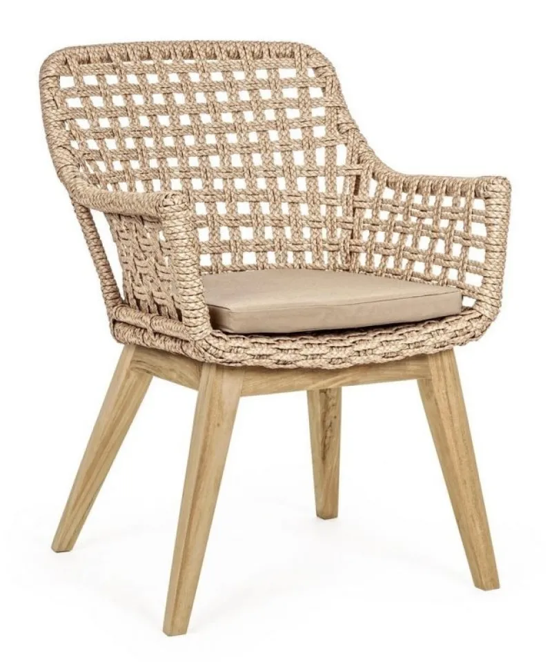 Best Bizzotto SEDIA IN FIBRA SINTETICA NATURALE - MADISON