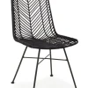 Best Bizzotto SEDIA IN FIBRE NATURALI NERA - LORENA