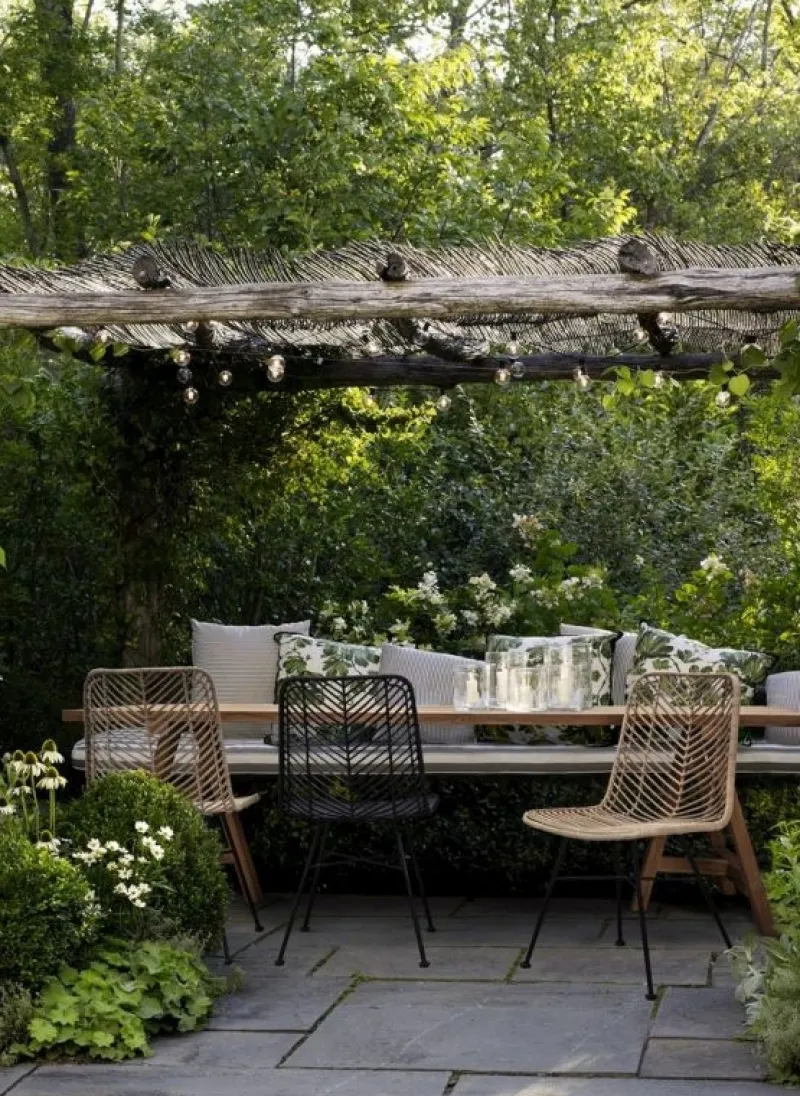 Best Bizzotto SEDIA IN FIBRE NATURALI NERA - LORENA