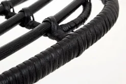 Best Bizzotto SEDIA IN FIBRE NATURALI NERA - LORENA