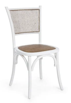 Best Bizzotto SEDIA IN LEGNO BIANCA - CARREL