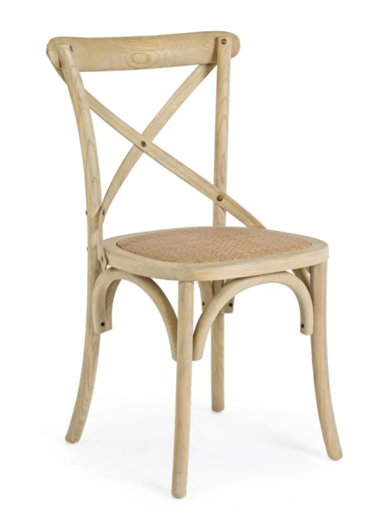 Bizzotto SEDIA IN LEGNO NATURALE - CROSS