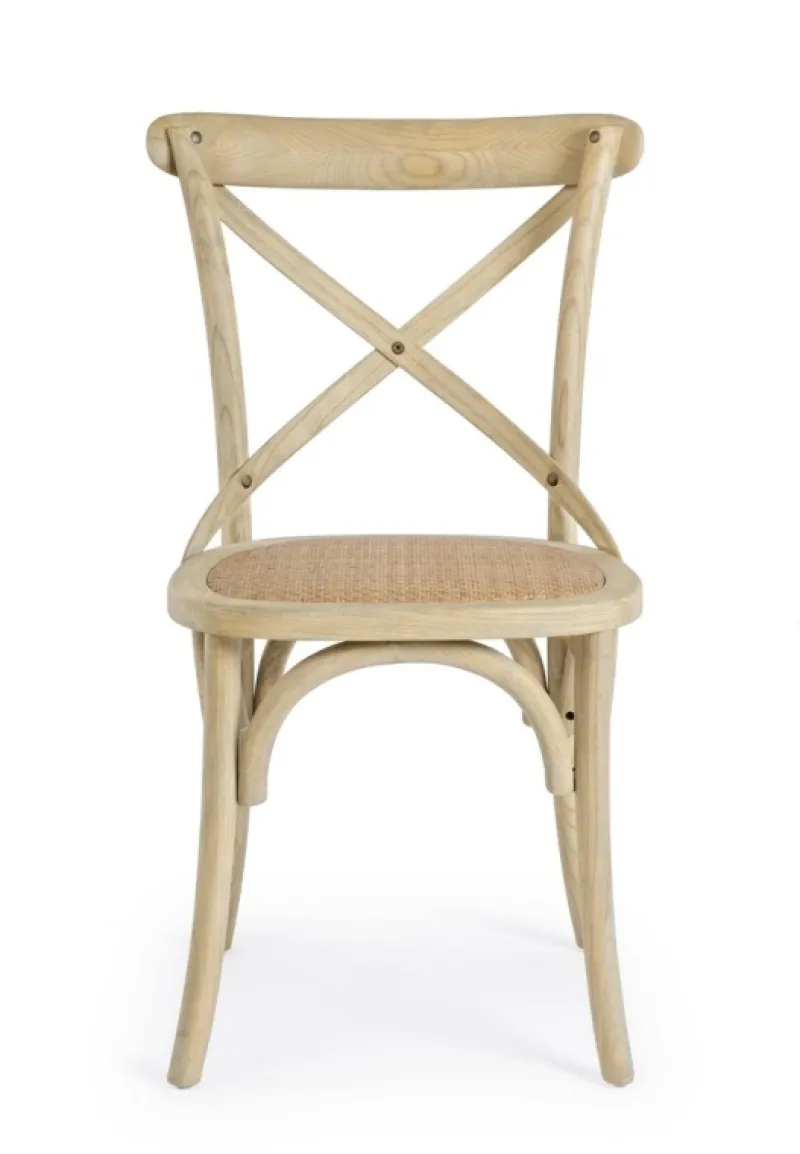 Bizzotto SEDIA IN LEGNO NATURALE - CROSS