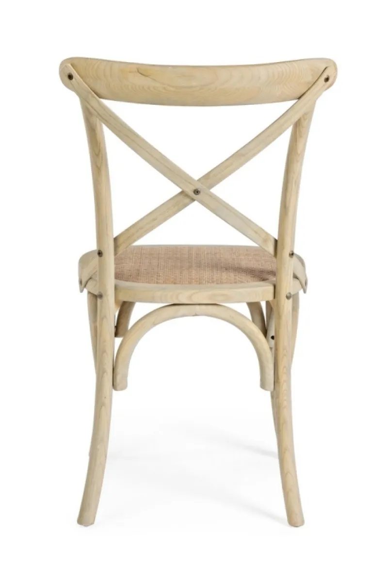 Bizzotto SEDIA IN LEGNO NATURALE - CROSS