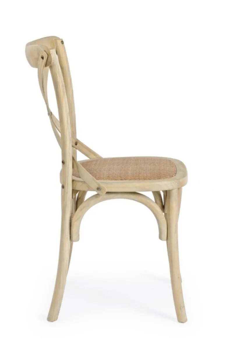 Bizzotto SEDIA IN LEGNO NATURALE - CROSS