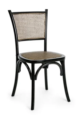 Best Bizzotto SEDIA IN LEGNO NERA - CARREL