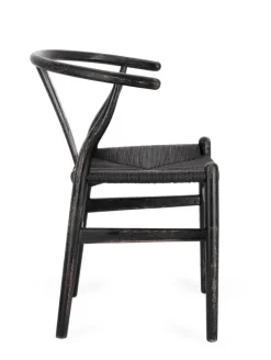 Outlet Bizzotto SEDIA IN LEGNO NERO - ARTEMIA