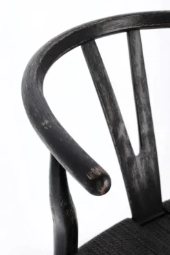 Outlet Bizzotto SEDIA IN LEGNO NERO - ARTEMIA