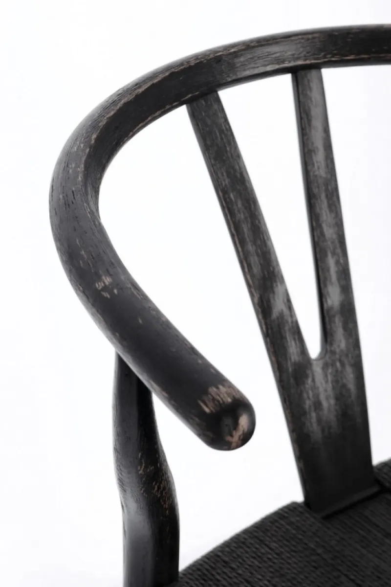 Outlet Bizzotto SEDIA IN LEGNO NERO - ARTEMIA