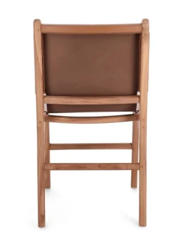 New Bizzotto SEDIA IN PELLE COGNAC - EUGENIE