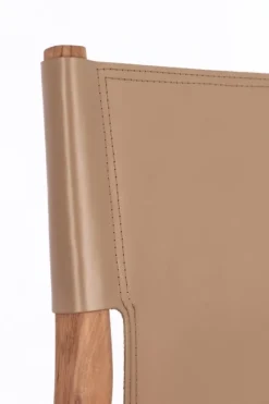 Discount Bizzotto SEDIA IN PELLE TORTORA - CAROLINE