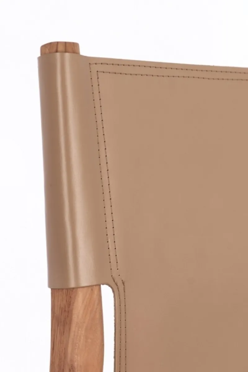 Discount Bizzotto SEDIA IN PELLE TORTORA - CAROLINE