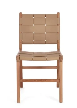 Best Bizzotto SEDIA IN PELLE TORTORA - JOANNA