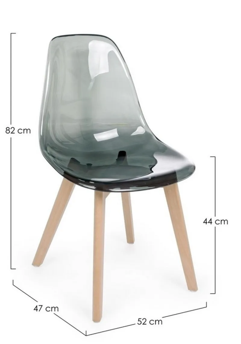 Online Bizzotto SEDIA IN PLASTICA FUM