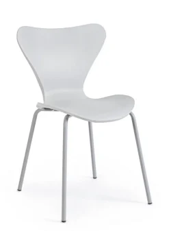 Online Bizzotto SEDIA IN PLASTICA GRIGIA - TESSA