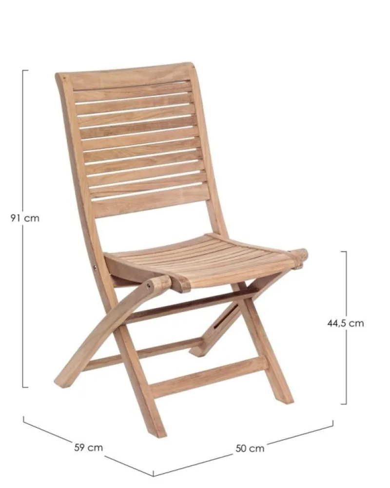 Clearance Bizzotto SEDIA IN TEAK PIEGHEVOLE - MARYLAND