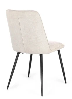 Outlet Bizzotto SEDIA IN TESSUTO BEIGE - CORA