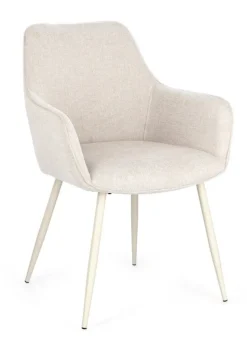 Clearance Bizzotto SEDIA IN TESSUTO BEIGE - CORA