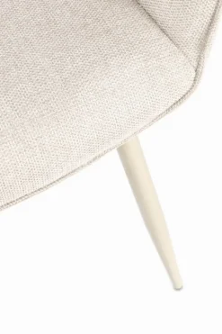 Clearance Bizzotto SEDIA IN TESSUTO BEIGE - CORA