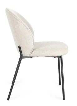 Online Bizzotto SEDIA IN TESSUTO BEIGE - WENDY