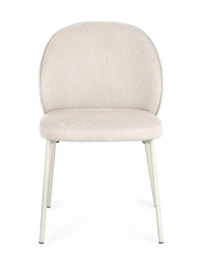 Sale Bizzotto SEDIA IN TESSUTO BEIGE - WENDY