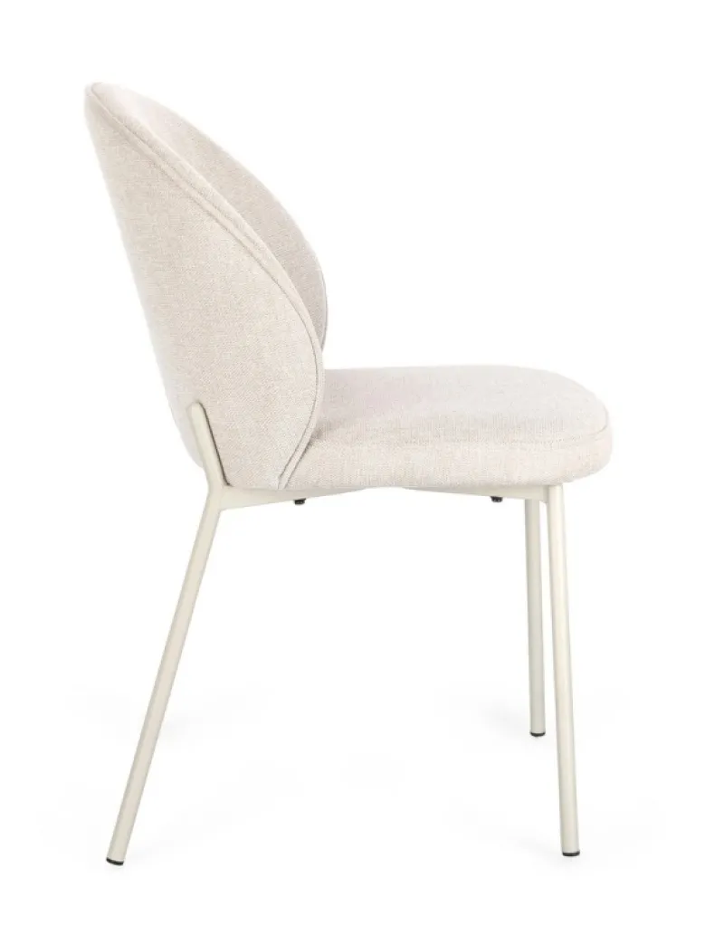 Sale Bizzotto SEDIA IN TESSUTO BEIGE - WENDY