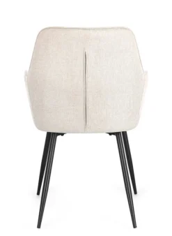 Best Bizzotto SEDIA IN TESSUTO BEIGE- CORA