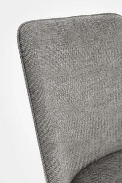 Bizzotto SEDIA IN TESSUTO GRIGIO SCURO - CORA