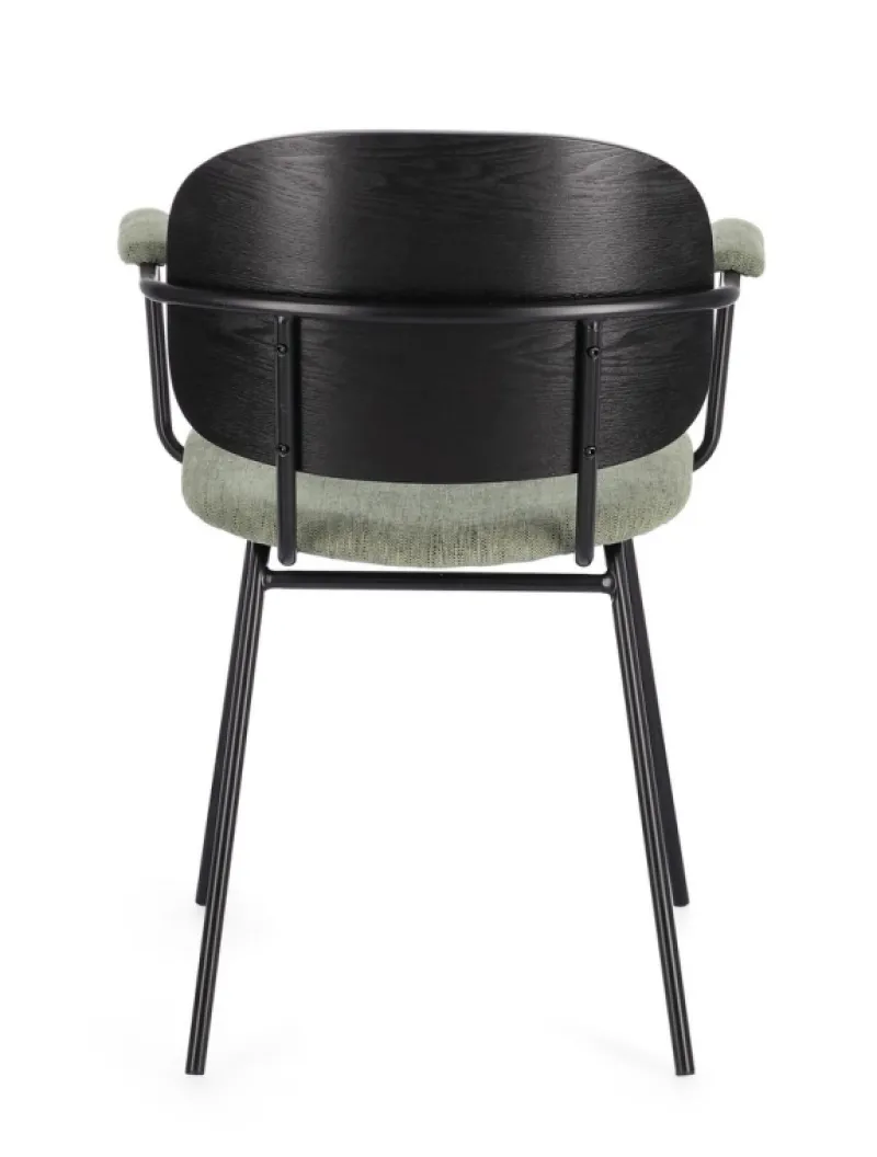 Clearance Bizzotto SEDIA IN TESSUTO VERDE - SIENNA