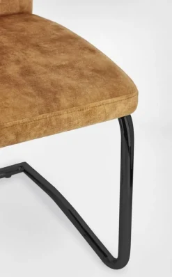 Outlet Bizzotto SEDIA IN VELLUTO GIALLO - THELMA