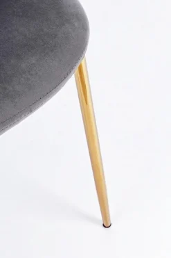 Online Bizzotto SEDIA IN VELLUTO GRIGIO SCURO - TERRY