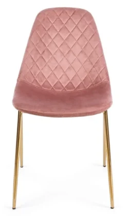 Outlet Bizzotto SEDIA IN VELLUTO ROSA - TERRY