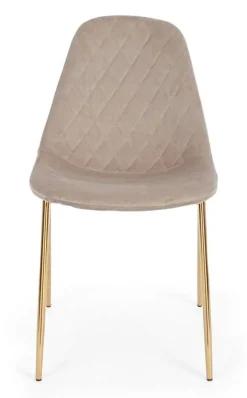 Hot Bizzotto SEDIA IN VELLUTO TORTORA - TERRY