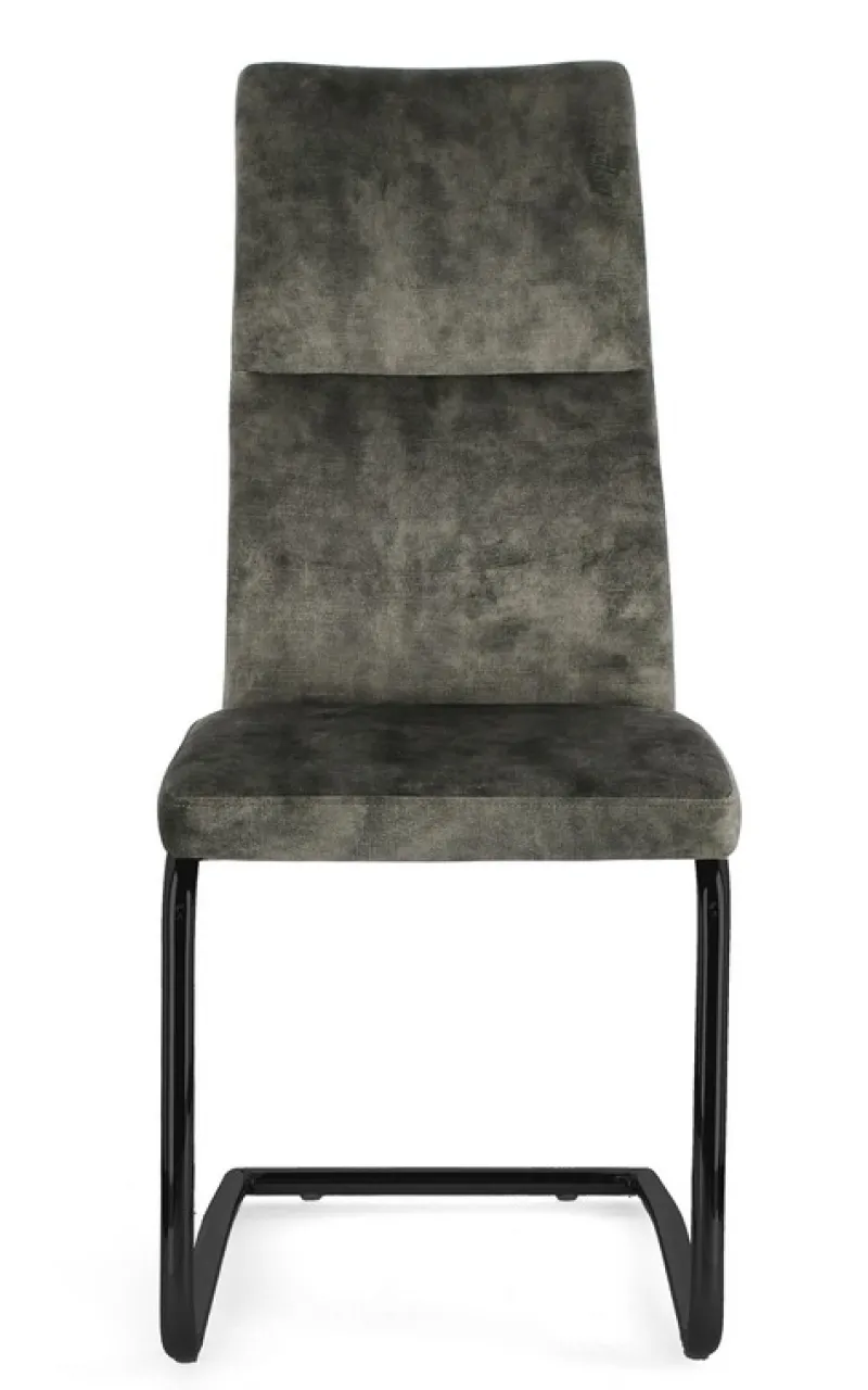 Bizzotto SEDIA IN VELLUTO VERDE - THELMA