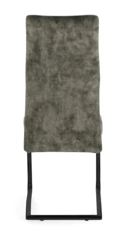 Bizzotto SEDIA IN VELLUTO VERDE - THELMA