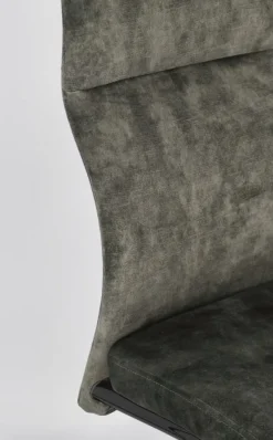 Bizzotto SEDIA IN VELLUTO VERDE - THELMA