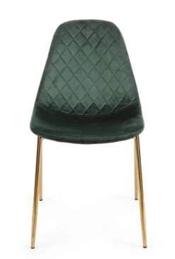 New Bizzotto SEDIA IN VELLUTO VERDE - TERRY