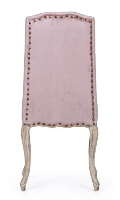 Outlet Bizzotto SEDIA IN VELLUTO WOODROSE - DIVA