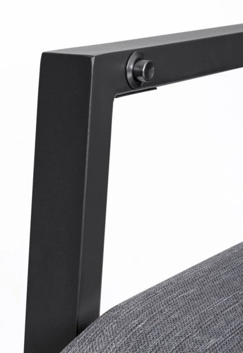 Hot Bizzotto SEDIA RECLINABILE IN ALLUMINIO ANTRACITE JX55 - ETHAN