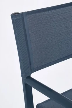 Clearance Bizzotto SEDIA REGISTA IN ALLUMINIO NAVY - TAYLOR