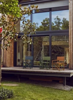 Clearance Bizzotto SEDIA REGISTA IN ALLUMINIO NAVY - TAYLOR